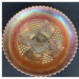 Carnival Glass Bowl (7Wx3H)