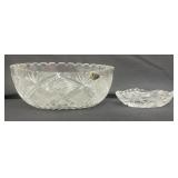 (2) Crystal Bowls