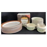 Lenox Salad Plates & Homer Laughlin Dessert Plates