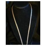 (3) Necklaces, 925 Mex and 14K Italy