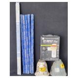 Misc Lot Including: Fluorescent Bulb, Fixtures &