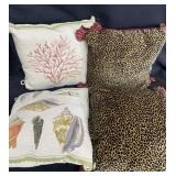 (4) Decorative Pillows
