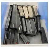 Assorted Magazines & (2) Lock & Lock Organizer