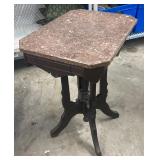 Vintage Marble Side Table