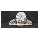 Mantel Clock W/Interior Lamp