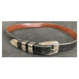 Johnston & Murphy Italian Calfskin Belt Size 34