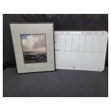 16x20in Frame and 23x17in White Board