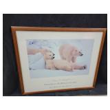 34x28in Polar Bear Print