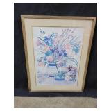 23x29in Framed M. Baudaux c89 Print