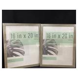 (2) 16x20in. Wall Hanging Frames