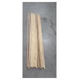 (12) 60" Broom Handles