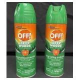 (2) Off Deep Woods Spray