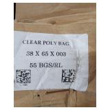 Roll of 38x65in Poly Bags