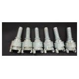 (6) Campbell Air Line Connectors