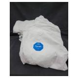 (14) White Coveralls Sz L