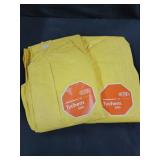 (2) Yellow Coveralls Sz L