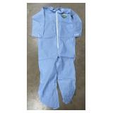 (8) Large Collar Zip Front Open Coverall