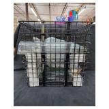 (5) 21x15x9in Gloss Black Giant Delivery Baskets