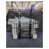 (5) 21x15x9in Gloss Black Giant Delivery Baskets