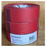 (3) Rolls of Presco Coarse Mayte Red