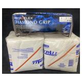 (1) Box of Microflex Diamond Grip Gloves Size ( S)