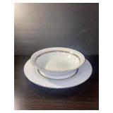Retroneu Imperial Platinum 4141 , Bowl and Plate