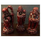 (3) Oriental Wisemen 6in