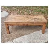 Vintage Gallery Furniture Solid Wood Coffee Table