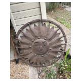 36in Metal Sun Decor