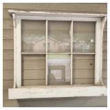 Old White Window Shelf