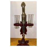 Dagger and Shot Glasses w/Holder