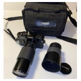 Vintage Canon  F1 Photo Camera w/extra Lens