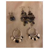 (4) Pairs of Dangling Earrings