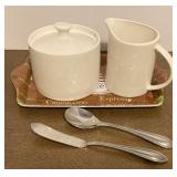 White Elements Creamer & Sugar