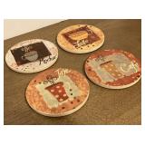(4) Vintage Coasters