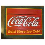 12.5x16 in. Wall Hanging Coca Cola Sign