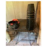 Small Table, Bed Risers and Small Vacuum