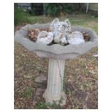 Concrete Birdbath