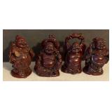 (4) Buddah Figurines 2 in