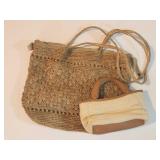 (2) Woven Handbags