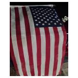 US Flag with Eagle Pole and Mount