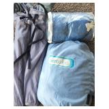 Aero Bed, Sleeping Bag, 2 Folding Chairs