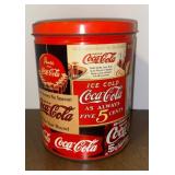 Coca Cola Tin Box w/Jigsaw Puzzle