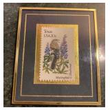 Vintage 1991 Texas Bird & Flower Stamp