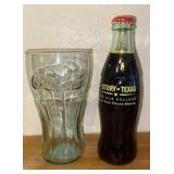Coca Cola 8 Oz. Bottle, The Story of Texas The Bob