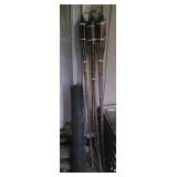 Tiki torches and netting