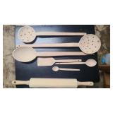 Wooden kitchen items