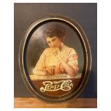 Pepsi Cola Oval Tin Tray