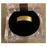 Wedding Band, Size 8 Marked 14k