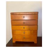 4 Drawer Wooden Jewelry Box